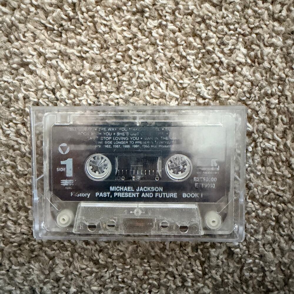 Michael Jackson Past, Present & Future Cassette Tape